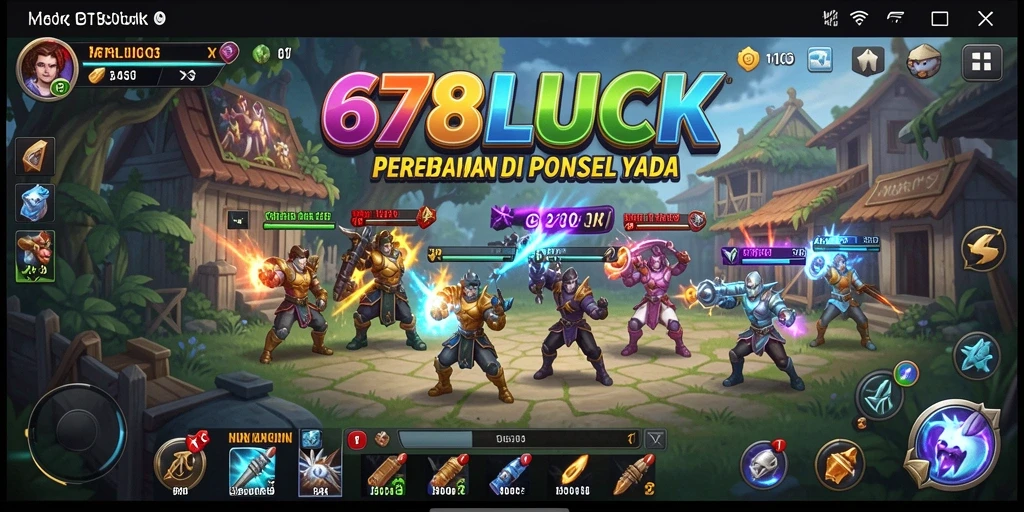 Tampilan gameplay menarik dari 678LUCK yang menunjukkan strategis pertempuran.