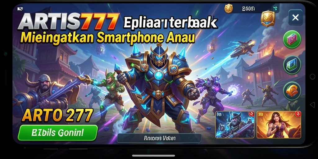 Tampilan antarmuka ARTIS777 yang intuitif dan mudah digunakan.