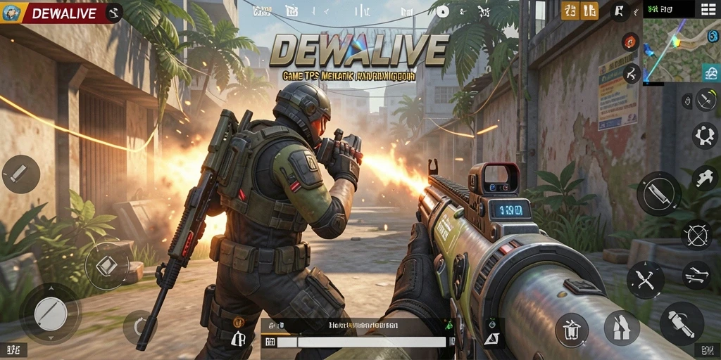 Tampilan gameplay <strong>DEWALIVE</strong> yang mendebarkan dan penuh aksi.