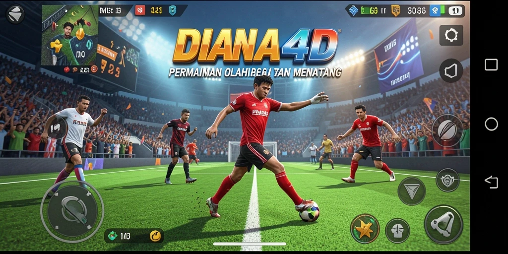 Tampilan gameplay DIANA4D yang seru dan interaktif.