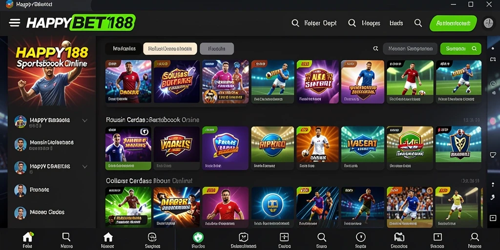 Tampilan gameplay Sportsbook yang menarik dan interaktif.