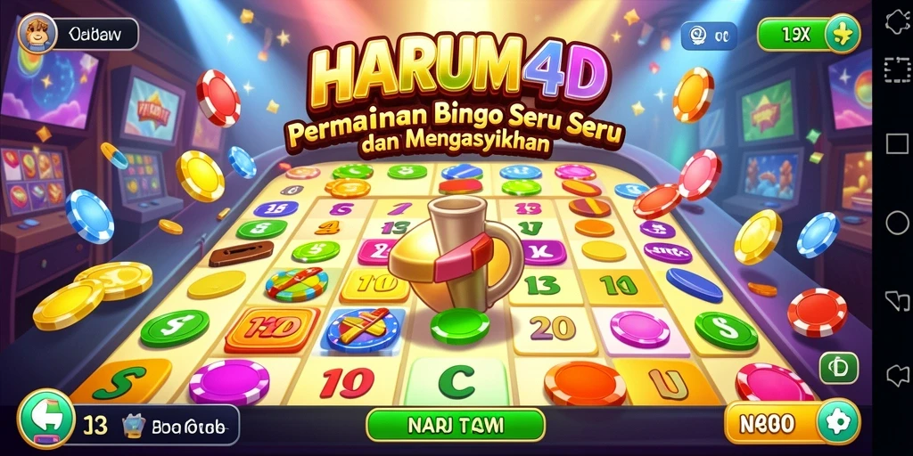 Screenshot gameplay Bingo yang menunjukkan keseruan permainan di HARUM4D.