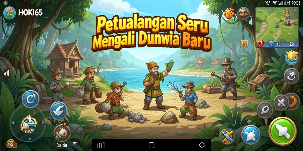 Screenshot dari gameplay HOKI65 yang menunjukkan aksi seru dalam petualangan.