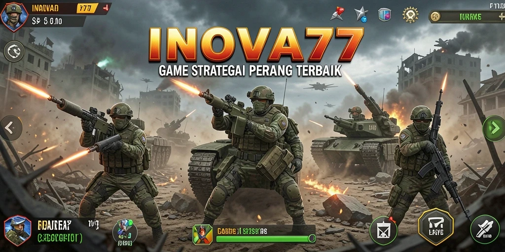 Tampilan gameplay mendebarkan dari INOVA77 dengan strategi seru.