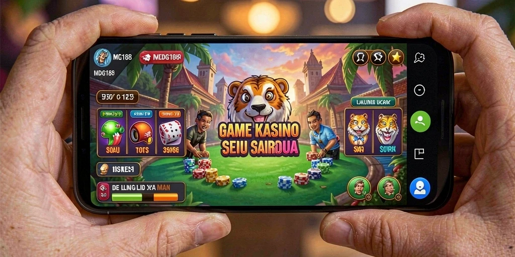Tampilan grafis yang menarik dalam permainan Kasino MDG188.