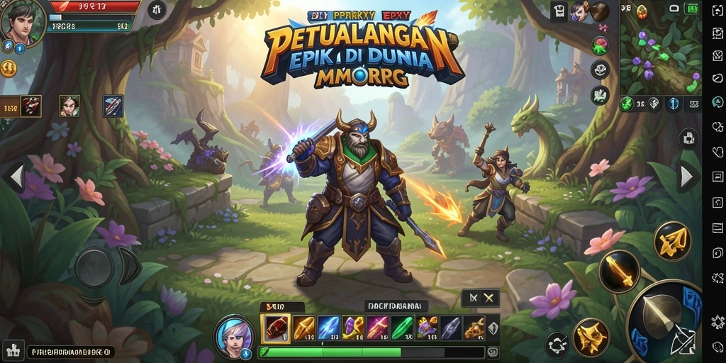 Tampilan gameplay PPRRYY yang menakjubkan dalam petualangan MMORPG