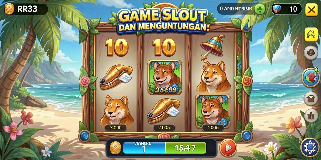 Screenshot menunjukkan gameplay Slot yang menarik dan interaktif.