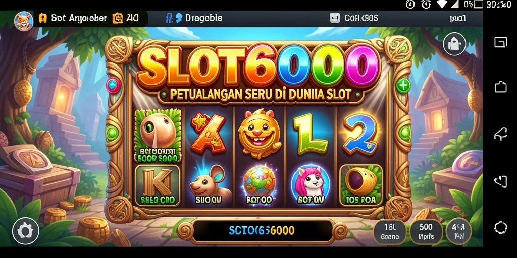 Gameplay SLOT6000 yang seru dan penuh petualangan.