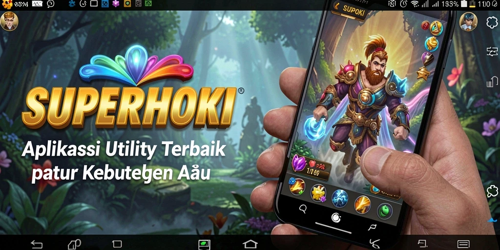 Tampilan antarmuka SUPERHOKI yang sederhana dan fungsional.