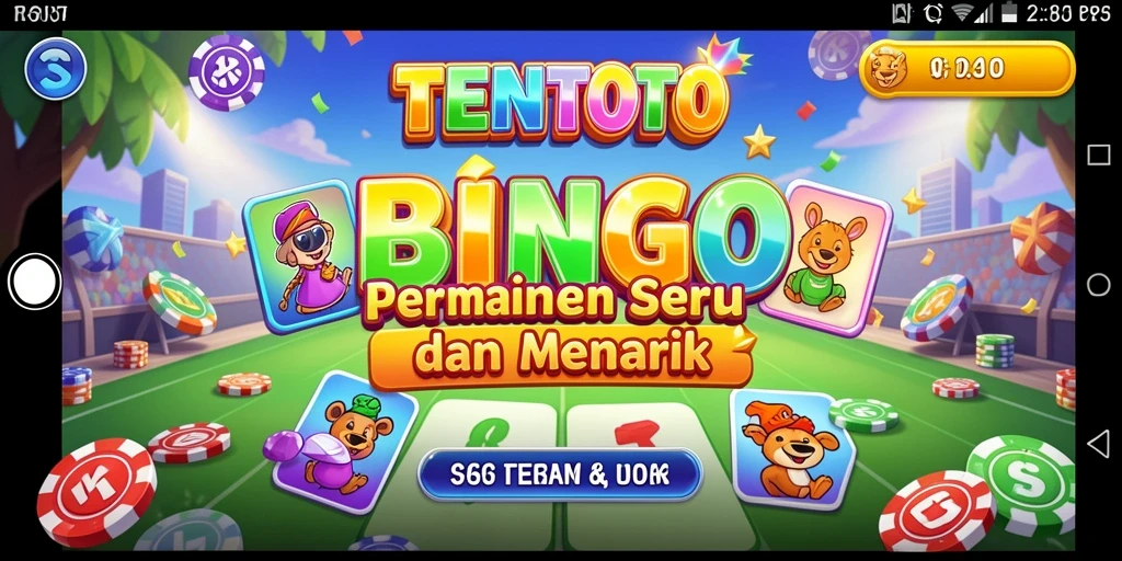 Gameplay seru TENTOTO dengan teman-teman dalam permainan Bingo.