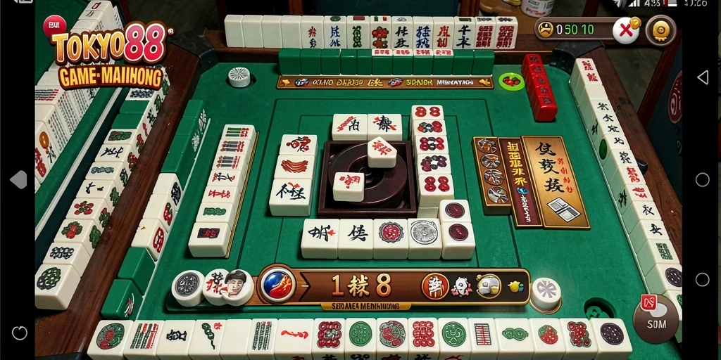 Tampilan gameplay seru dan interaktif dari TOKYO88 Mahjong.