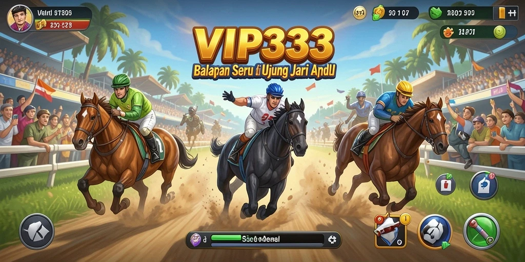 Gameplay Racing mendebarkan di VIP333 dengan berbagai kendaraan dan trek.